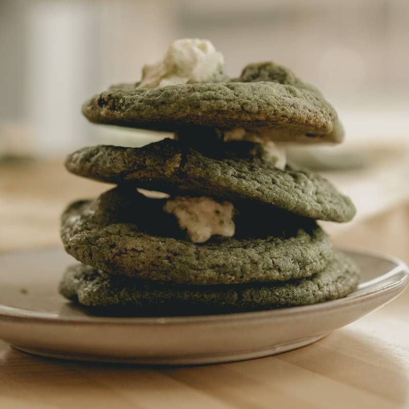 Chewy Matcha Cookies - Ocha & Co.