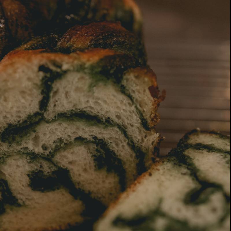 Matcha Milk Bread (Shokupan) - Ocha & Co.